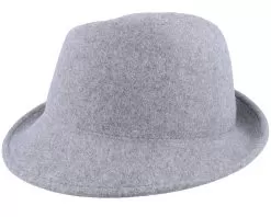 Felt Smoke Gray Trillby - Seeberger
