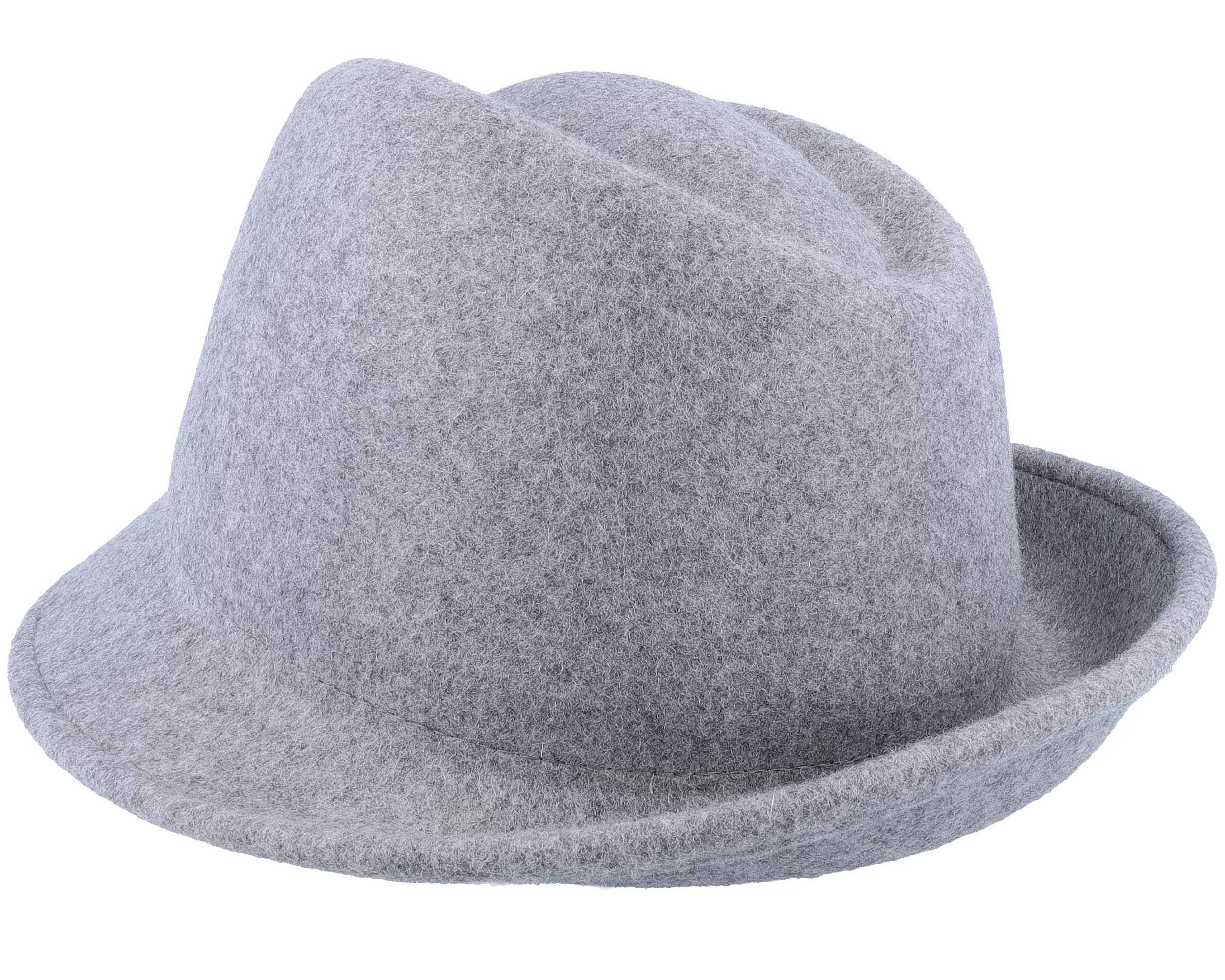 Felt Smoke Gray Trillby - Seeberger 2 Felt Smoke Gray Trillby - Seeberger - Image 2