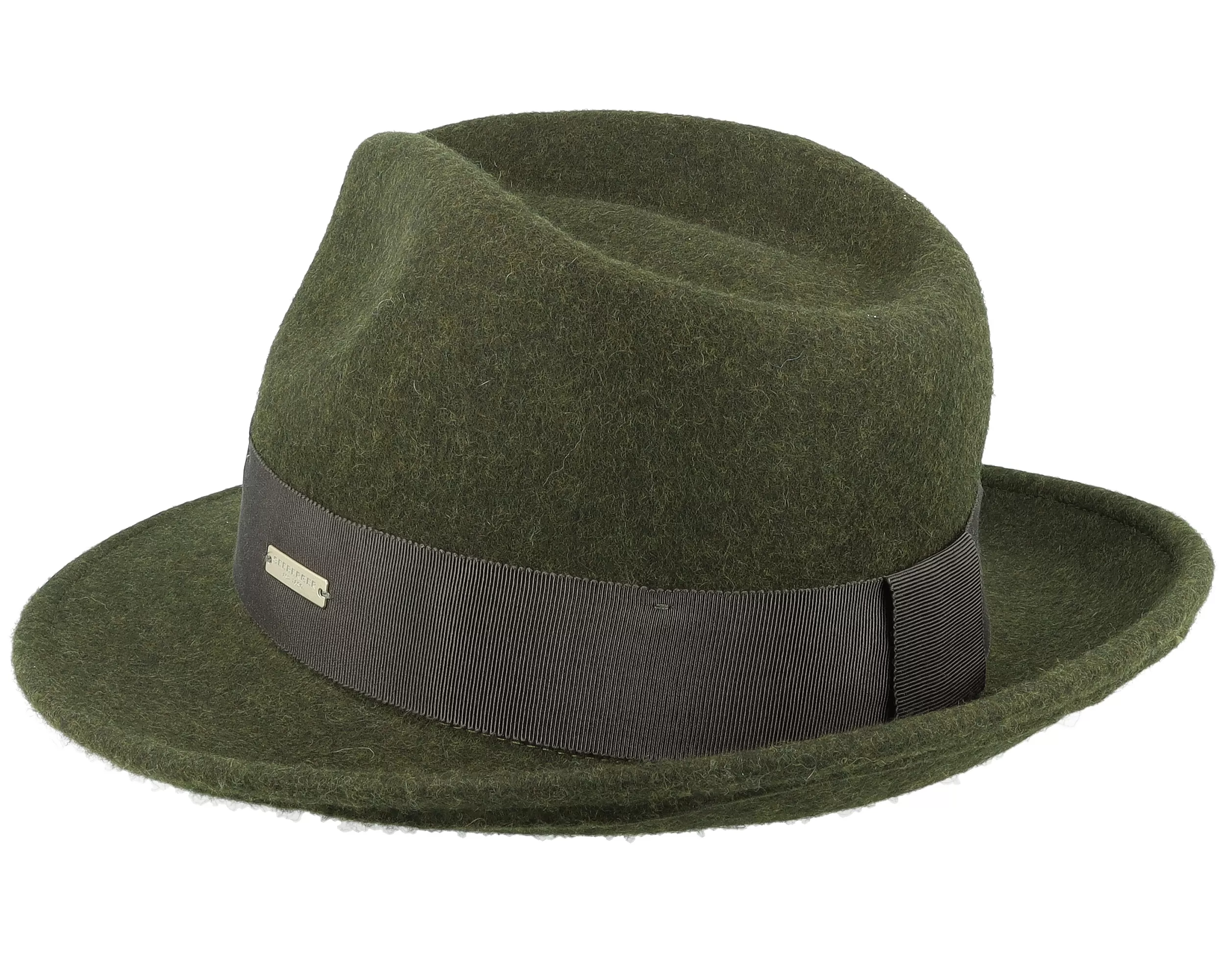 Felt Bogart Olive Trilby - Seeberger 2 Felt Bogart Olive Trilby - Seeberger - Image 2