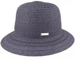 Paperbraid Mix Cloche Swallow Blue Bucket - Seeberger -Fashion Hat Online 4062845154726 3