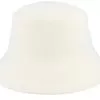 Boiled Wool White Cloche - Seeberger