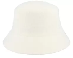 Boiled Wool White Cloche - Seeberger