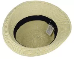 Cloche With Ribbon Trimming Honey-Powder Red Straw Hat - Seeberger -Fashion Hat Online 4062845208313 4