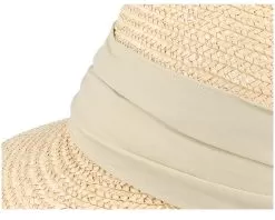 Wheat Braid Cap Linen Fitted - Seeberger -Fashion Hat Online 4062845208863 6