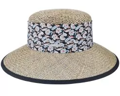 Seagras Floppy With Small Nature-Black Straw Hat - Seeberger 6 Seagras Floppy With Small Nature-Black Straw Hat - Seeberger -Fashion Hat Online 4062845214406 3