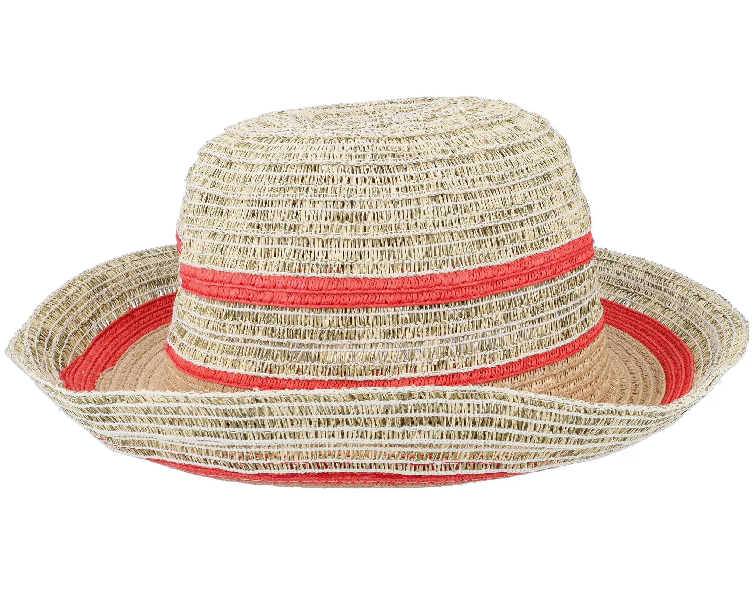 Paper Cloche Khaki-Terracotta Straw Hat - Seeberger 3 Paper Cloche Khaki-Terracotta Straw Hat - Seeberger - Image 3