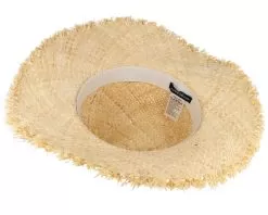 Raffia Fedora With Stripy Nature-Navy Straw Hat - Seeberger 7 Raffia Fedora With Stripy Nature-Navy Straw Hat - Seeberger -Fashion Hat Online 4062845217865 4