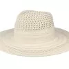 Fedora In Braid Mix Linen Straw Hat - Seeberger