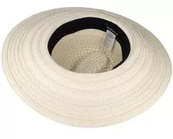 Fedora In Braid Mix Linen Straw Hat - Seeberger -Fashion Hat Online 4062845218077 4