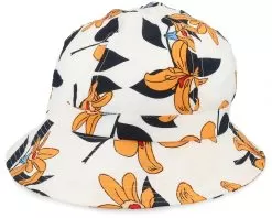 In Tropical Fabric White Cloche - Seeberger
