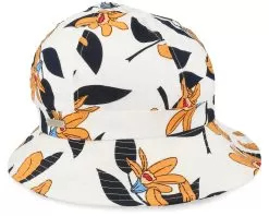 In Tropical Fabric White Cloche - Seeberger -Fashion Hat Online 4062845222647 3