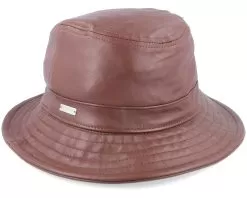 Leather Nut Brown Bucket - Seeberger