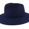 Felt Marine Blue Fedora - Seeberger