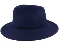 Felt Marine Blue Fedora - Seeberger