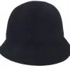 Woolfelt Black Cloche - Seeberger