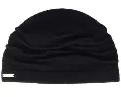 Boiled Wool Headsock Black Beanie - Seeberger