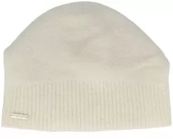 Boiled Wool Headsock Off White Beanie - Seeberger