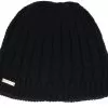 100% Wool Beanie Black Beanie - Seeberger