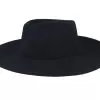 Woolfelt Black Fedora - Seeberger