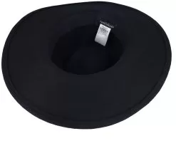 Woolfelt Black Fedora - Seeberger -Fashion Hat Online 4062845250343 4