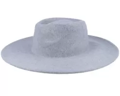 Woolfelt Heather Grey Fedora - Seeberger