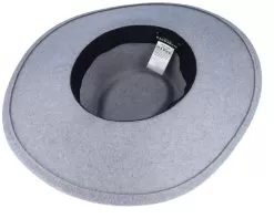 Woolfelt Heather Grey Fedora - Seeberger -Fashion Hat Online 4062845250350 4