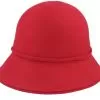 Woolfelt Red Cloche - Seeberger