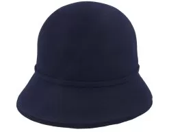 Woolfelt Navy Cloche - Seeberger