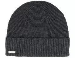 Knit Beaniw With Turn Up Black Cuff - Seeberger