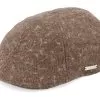 Ivy Cap In Wool-mix Fabric Nutria Flat Cap - Seeberger