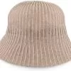 Linen Mix In Rib Structure Linen Cloche - Seeberger
