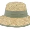 100% Seagras Cap Natural/Khaki Cloche - Seeberger