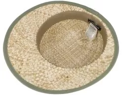 100% Seagras Cap Natural/Khaki Cloche - Seeberger -Fashion Hat Online 4062845272451 5