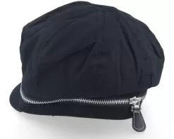 Cotton Fabirc Balloon Cap With Zipper Black Visor Vega Cap - Seeberger 19 Cotton Fabirc Balloon Cap With Zipper Black Visor Vega Cap - Seeberger -Fashion Hat Online 4062845276749 3