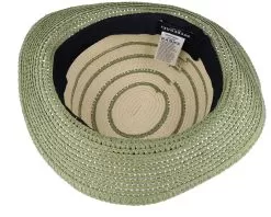Paperbraid Mix Cloche Linen/Grass Green Straw Hat - Seeberger -Fashion Hat Online 4062845280470 5