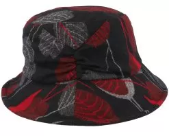 Viscose Fabric Red/Black Bucket - Seeberger -Fashion Hat Online 4062845306170 3