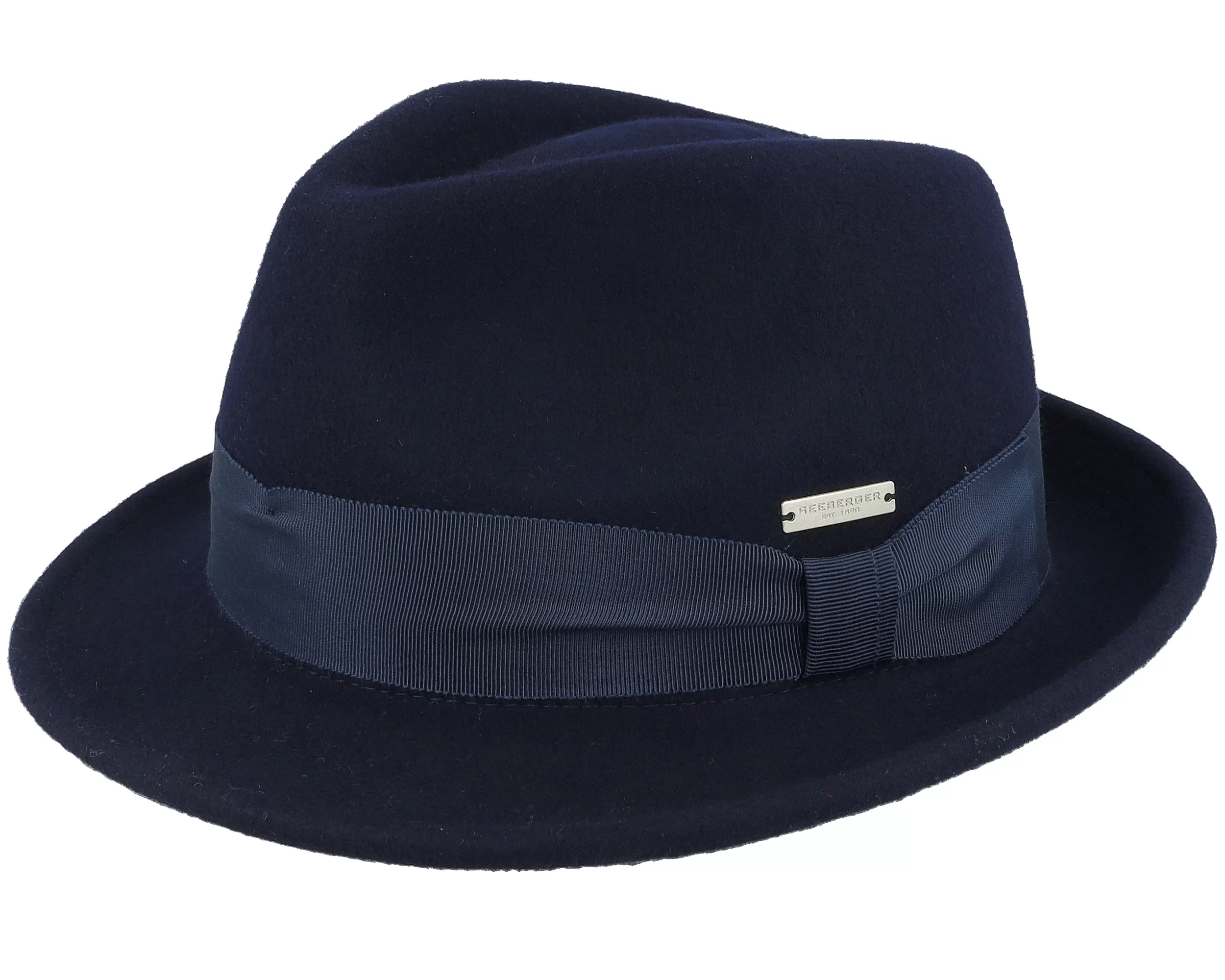 Felt Navy Trillby - Seeberger 1 Felt Navy Trillby - Seeberger