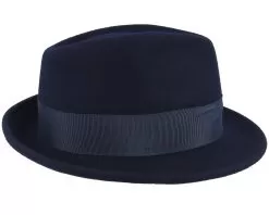 Felt Navy Trillby - Seeberger 6 Felt Navy Trillby - Seeberger -Fashion Hat Online 4062845316582 3