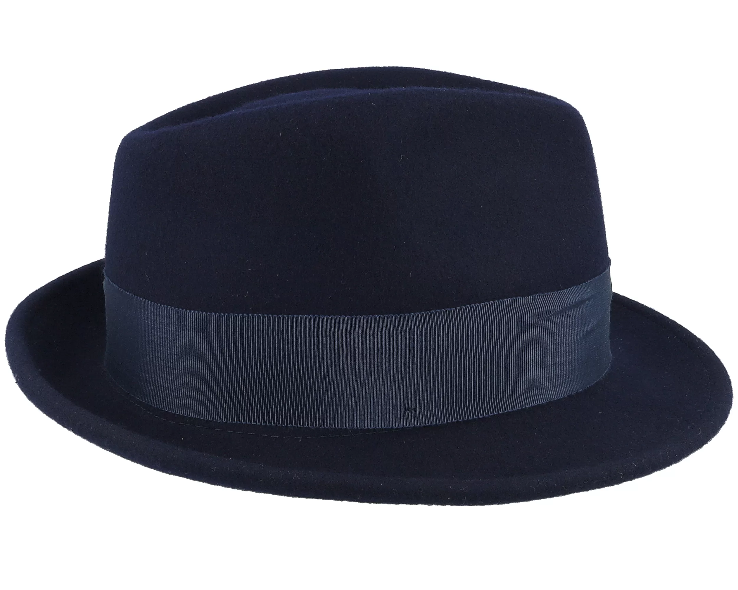 Felt Navy Trillby - Seeberger 3 Felt Navy Trillby - Seeberger - Image 3