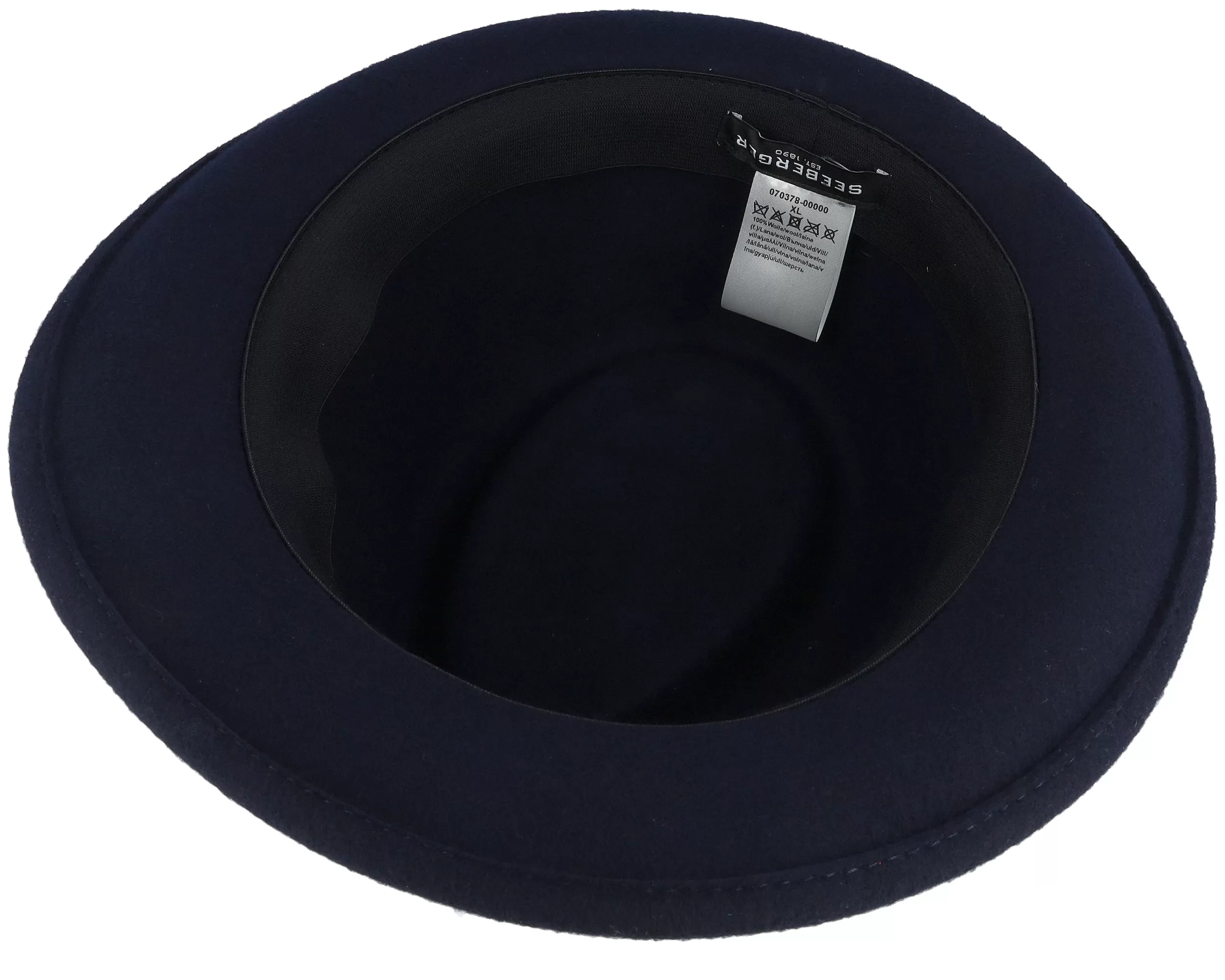 Felt Navy Trillby - Seeberger 4 Felt Navy Trillby - Seeberger - Image 4