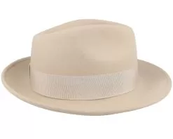 Felt Bogart Beige Fedora - Seeberger -Fashion Hat Online 4062845316919 3