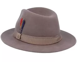 Newark Traveller Woolfelt Brown Fedora - Stetson -Fashion Hat Online 4063633004452 2