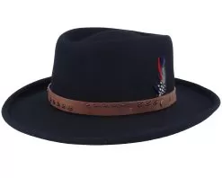 Gambler Woolfelt Black Traveller - Stetson