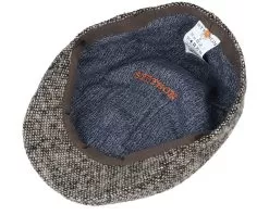 Texas Duck Shape Texas Donegal Khaki Flat Cap - Stetson -Fashion Hat Online 4063633019685 4