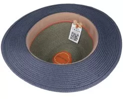Tiller Toyo Green/Blue Straw Hat - Stetson -Fashion Hat Online 4063633042492 4