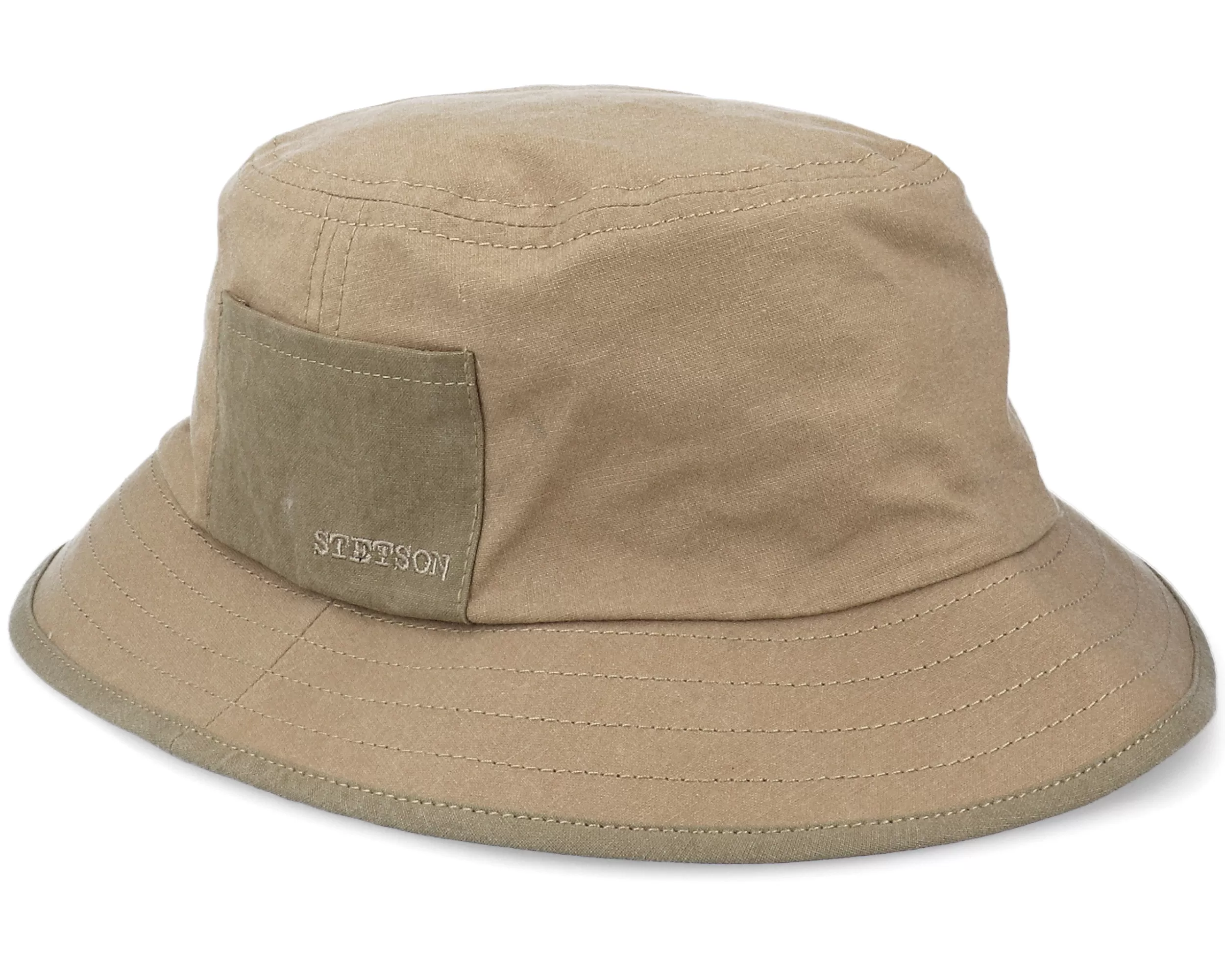 Delave Organic Cotton Olive Bucket - Stetson 2 Delave Organic Cotton Olive Bucket - Stetson - Image 2
