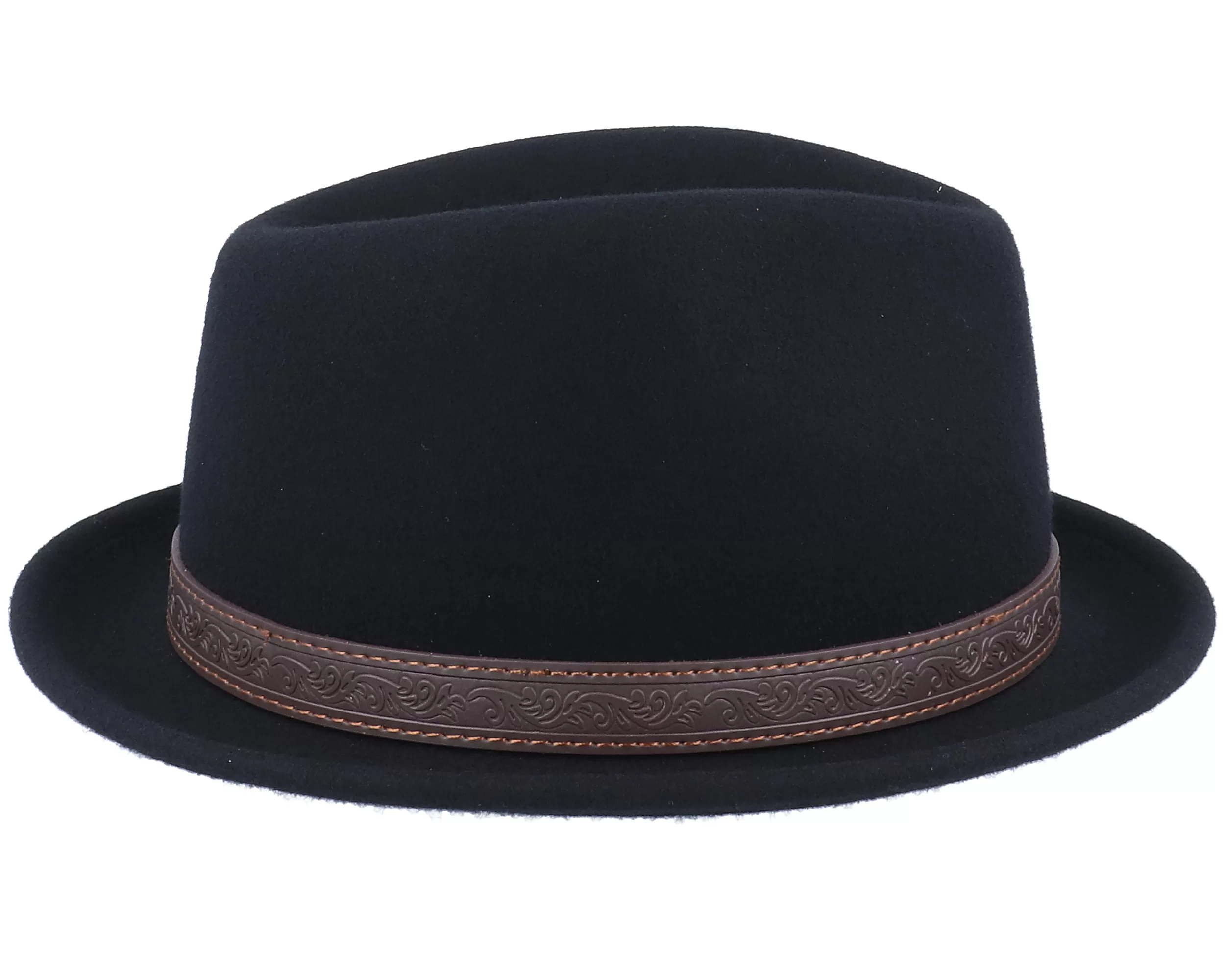 Player Woolfelt Black Fedora - Stetson 3 Player Woolfelt Black Fedora - Stetson - Image 3