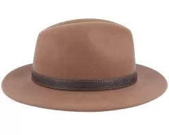 Traveller Woolfelt Brown Fedora - Stetson -Fashion Hat Online 4063633058240 3