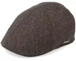 Texas Wool Brown Flat Cap - Stetson