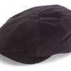 Hatteras Corduroy Manchester Brown Flat Cap - Stetson